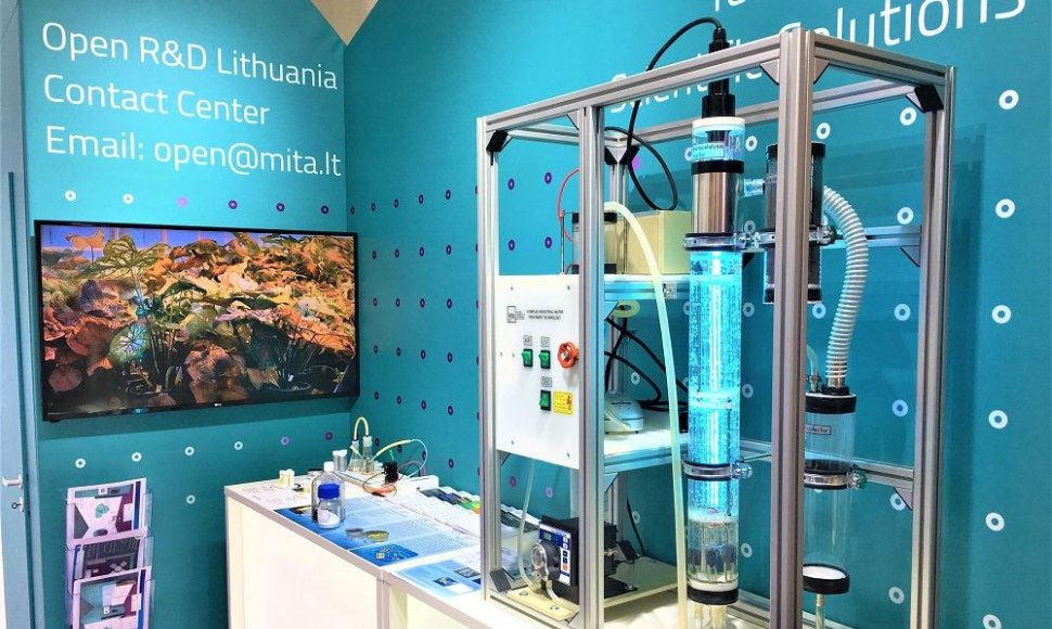 Lietuvos mokslo susivienijimo „Open R&D Lietuva“ stendas „Hannover Messe“ parodoje