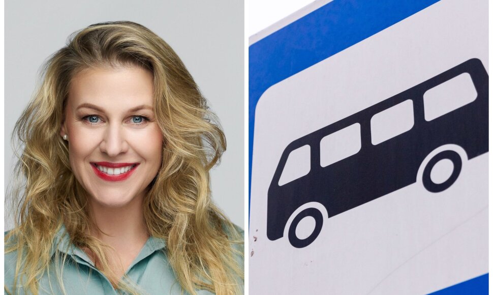 Kristina Nemaniūtė-Gagė / Vie&scaron;ojo transporto stotelės ženklas