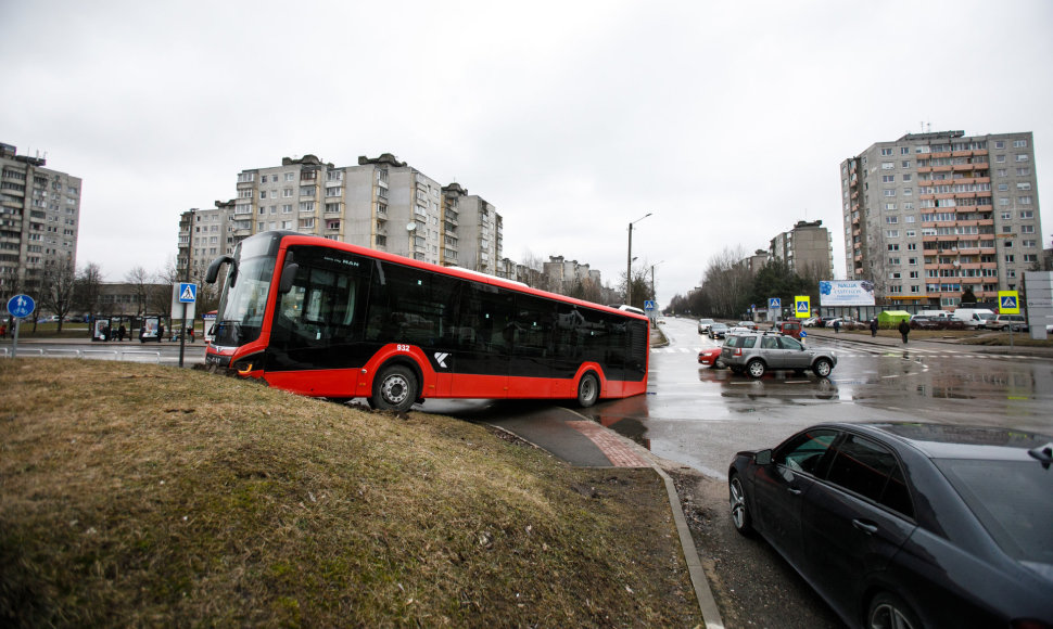 Autobuso avarija Kaune