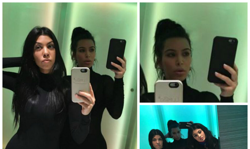 Kim Kardashian sunkiai atpažįstama