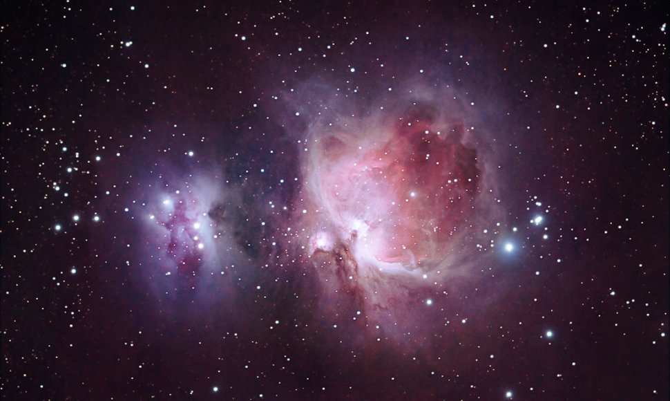 Oriono ūkas – įspūdinga žvaigždėdaros sritis. Astrophoto.com
