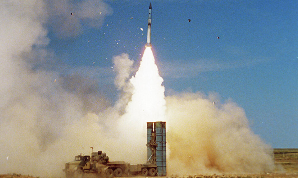 S-400 raketų sistemos paleidimas