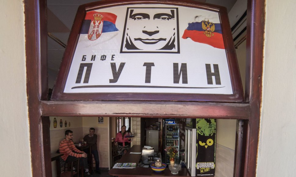 „Putino baras“ Serbijos Novi Sado mieste