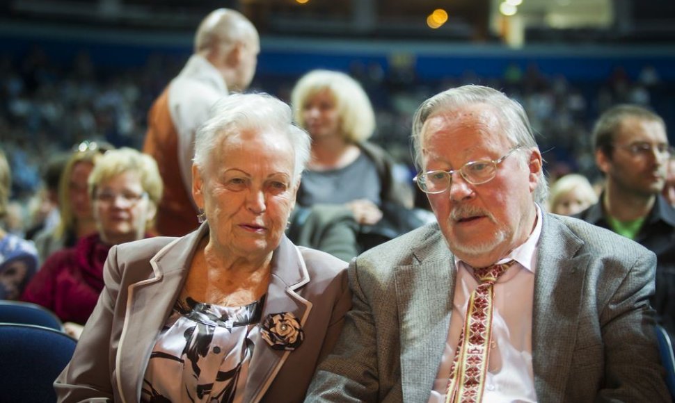 Vytautas Landsbergis su žmona Gražina Ručyte-Landsbergienė