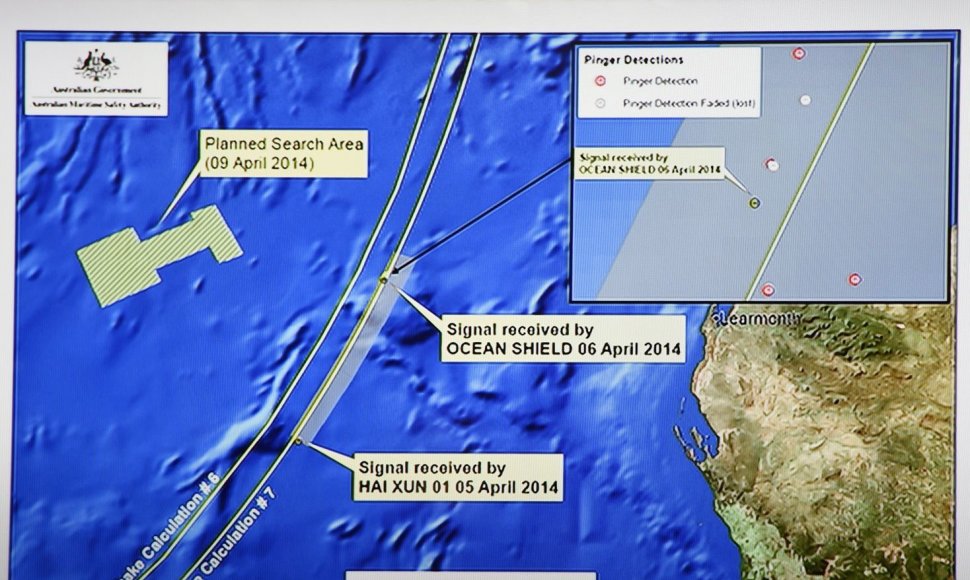 Indijos vandenyne užfiksuoti signalai gali būti dingusio „Malaysia Airlines“ keleivinio lėktuvo.