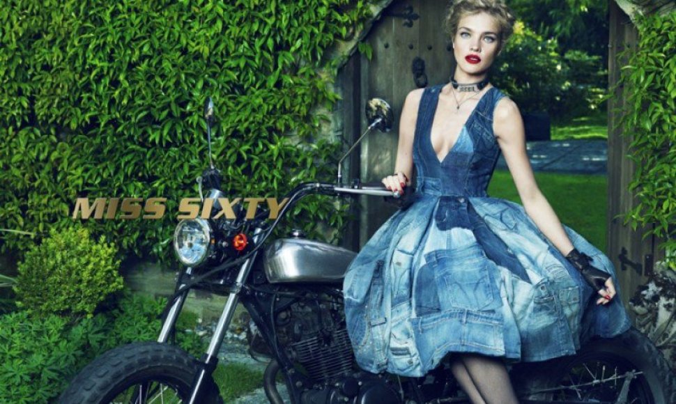 Natalija Vodianova „Miss Sixty“ reklamoje 