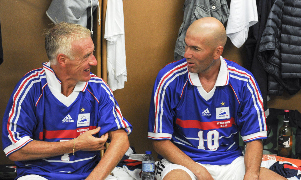 Didier Deschamps'as ir Zinedine'as Zidane'as