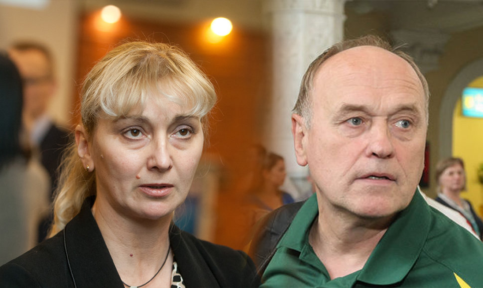 Diliara Velišajeva ir Algirdas Paulauskas