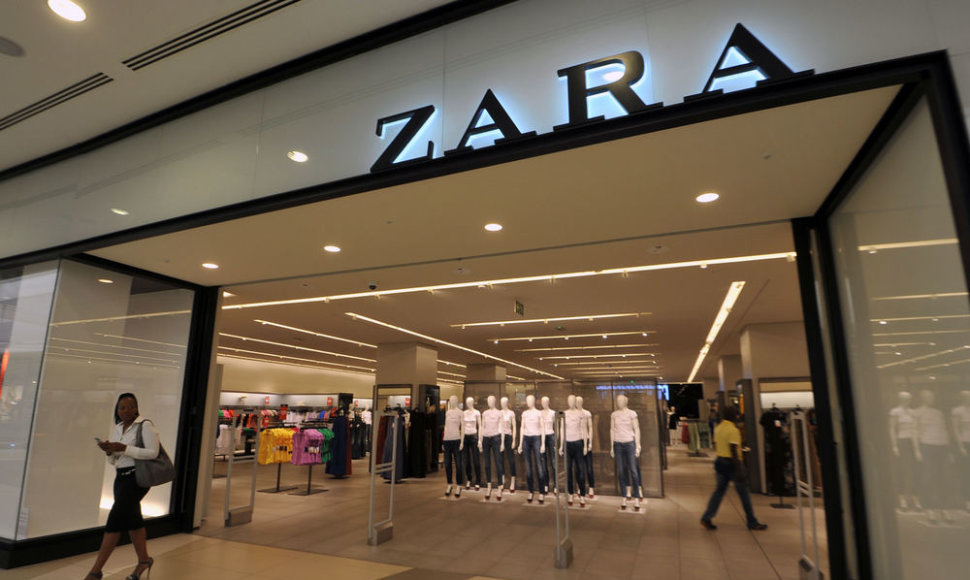 Zara parduotuvė