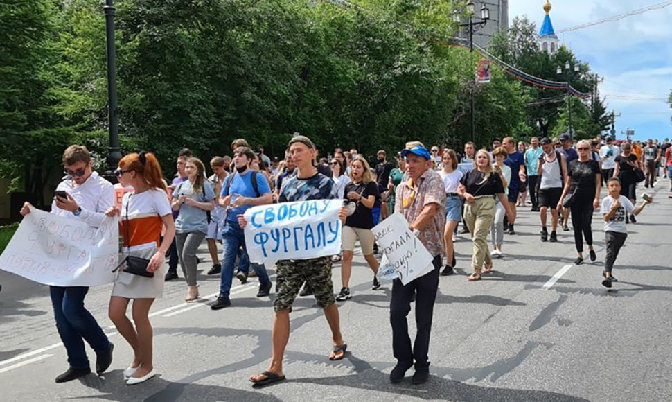 Protestas Chabarovske