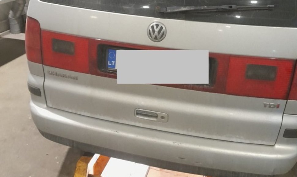 Sulaikytas automobilis VW