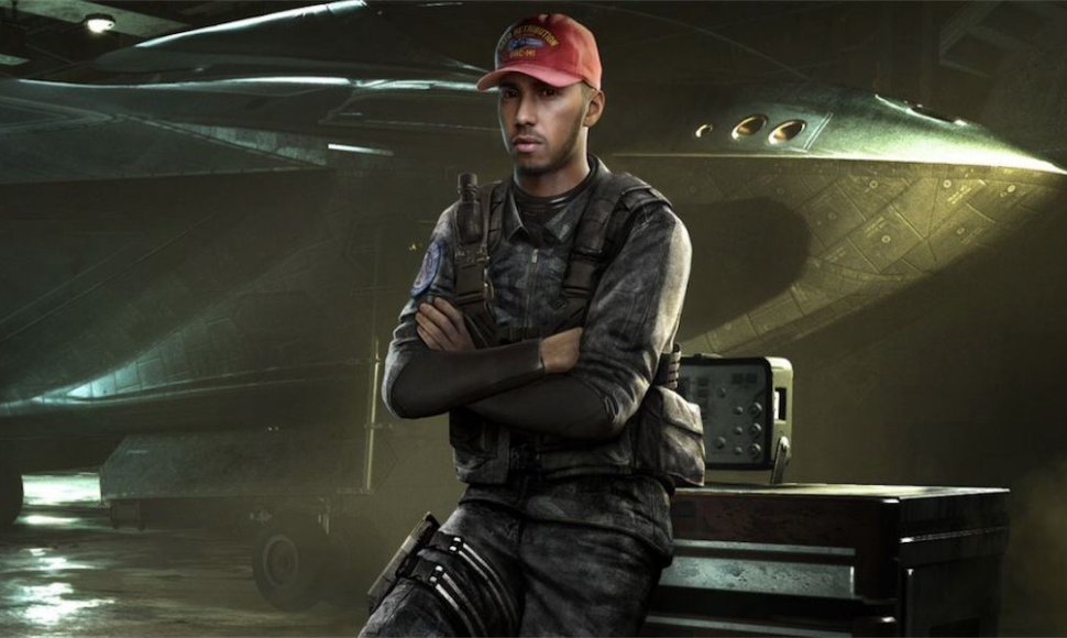 Call of Duty: Infinite Warfare žaidime pasirodys Lewisas Hamiltonas