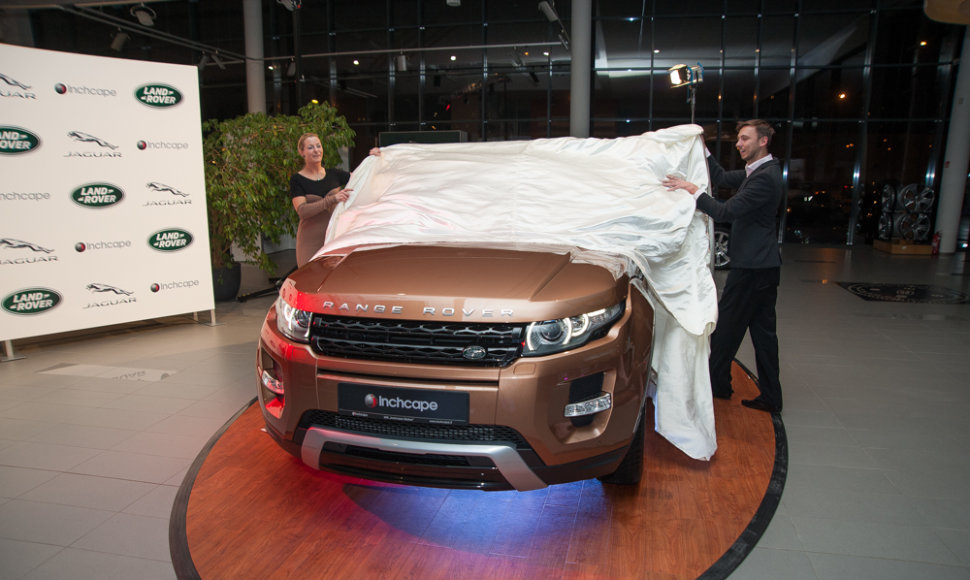 „Range Rover Evoque“ pristatymas „Inchcape“ salone