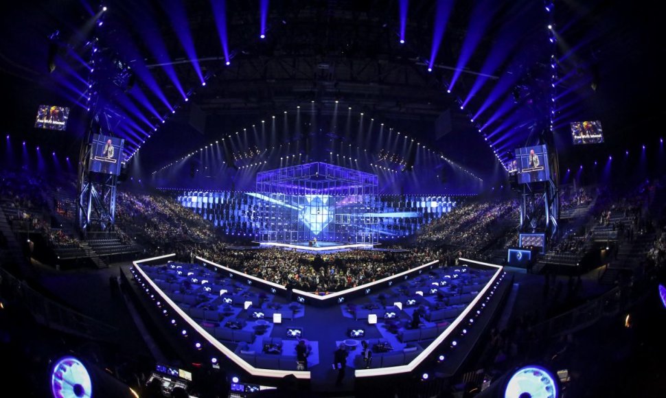 Pirmojo „Eurovizijos“ pusfinalio akimirka