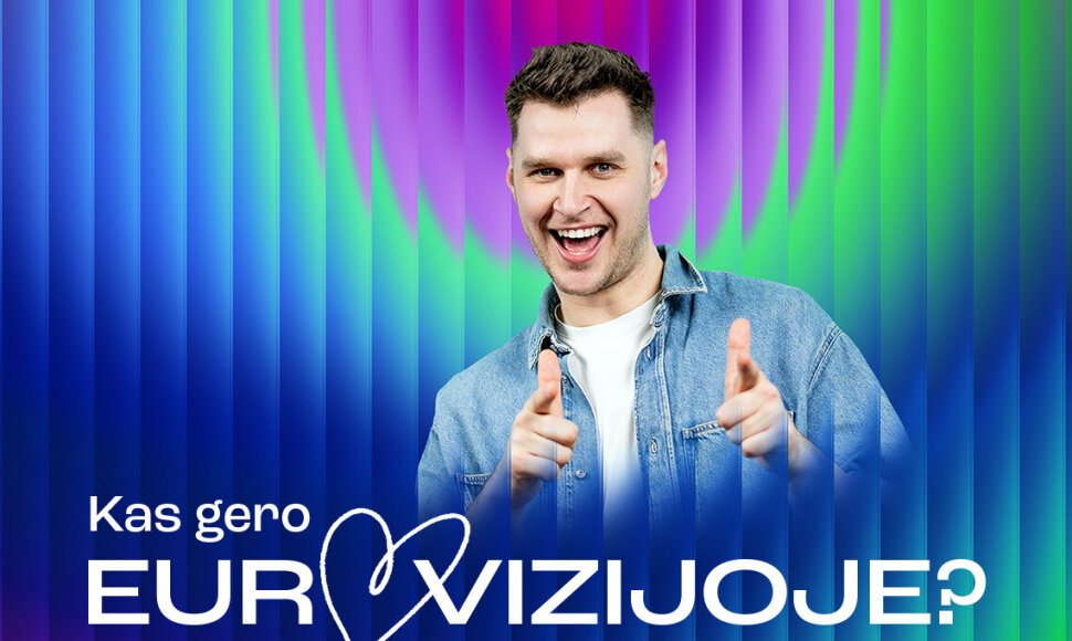 Laidos &bdquo;Kas gero Eurovizijoje?&ldquo; vedėjas Paulius Vaitiekūnas