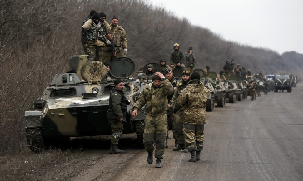 Ukrainos kariai netoli Artemivsko