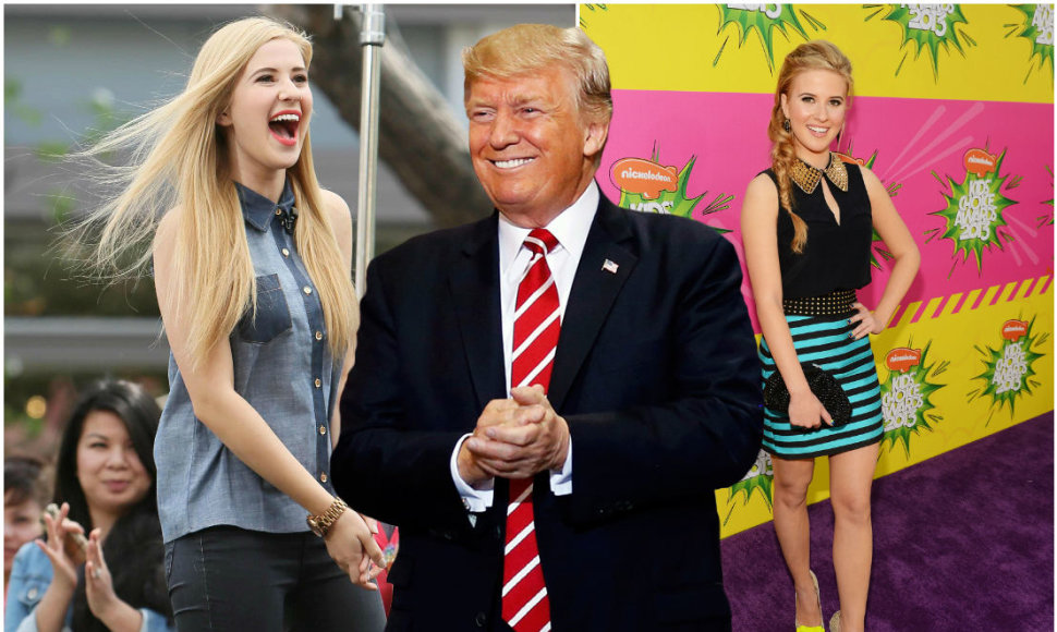 Caroline Sunshine ir Donaldas Trumpas