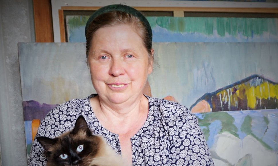  „Įsimintiniausio Kauno miesto menininko“ rinkimų laureatė tapytoja Audronė Petrašiūnaitė.