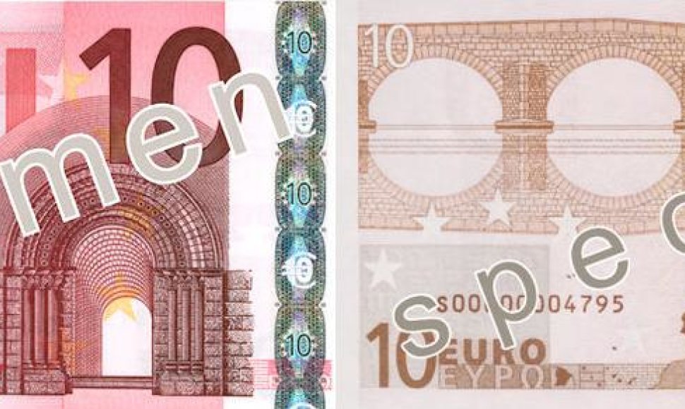 10 eurų banknotas