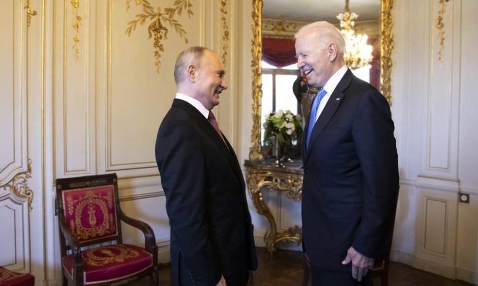 Vladimiras Putinas ir Joe Bidenas