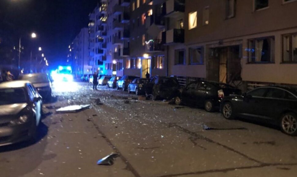 Sprogimo Stokholme padariniai