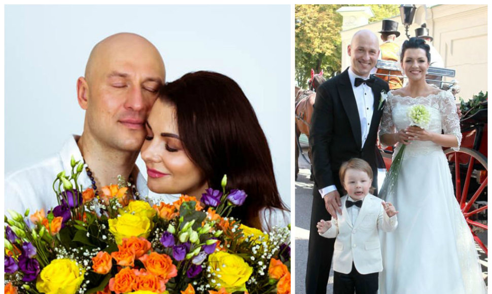 Algirdas ir Milisandra Radzevičiai tuokėsi du kartus. 2008-aisiais metais kovo 14-ąją Santuokų rūmuose ir 2011-ąją rugpjūčio 26-ąją bažnyčioje (dešinėje) 