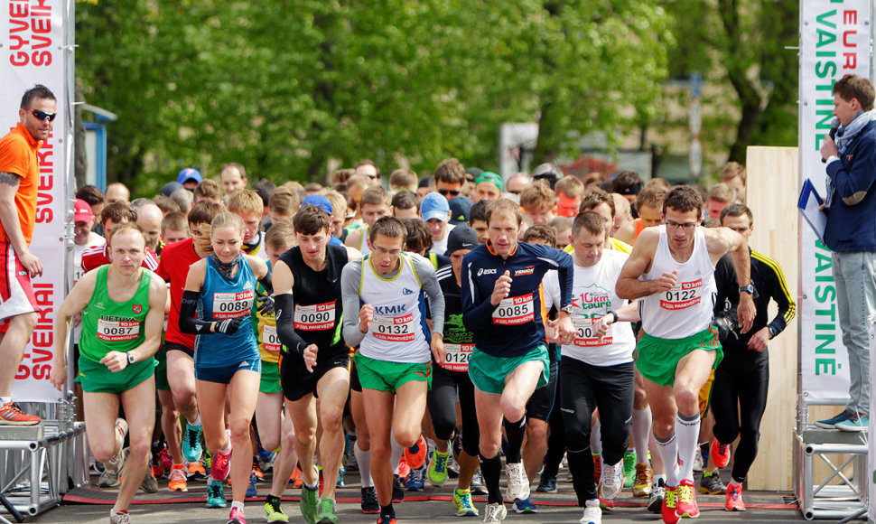 „Eurovaistinės 10 km bėgimo taurės“ etapas Panevėžyje 2014 metais.