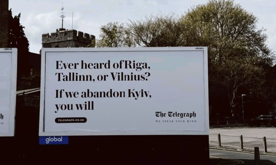 Reklaminis stendas, plakatas