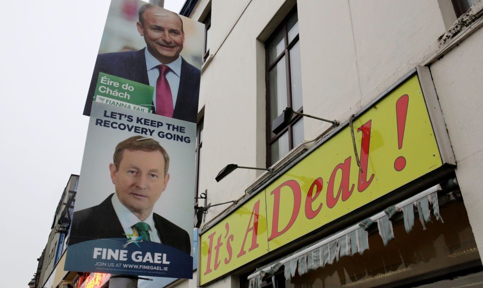 Rinkimų agitacija Airijoje