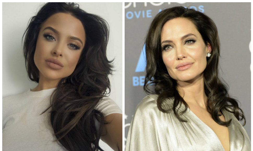 Mara Teigen ir Angelina Jolie