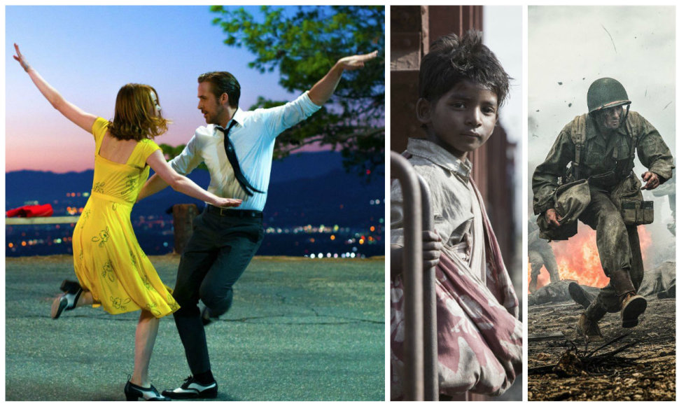 „Oskarams“ nominuoti filmai: „Kalifornijos svajos“, „Liūtas“ ir „Pjūklo ketera“