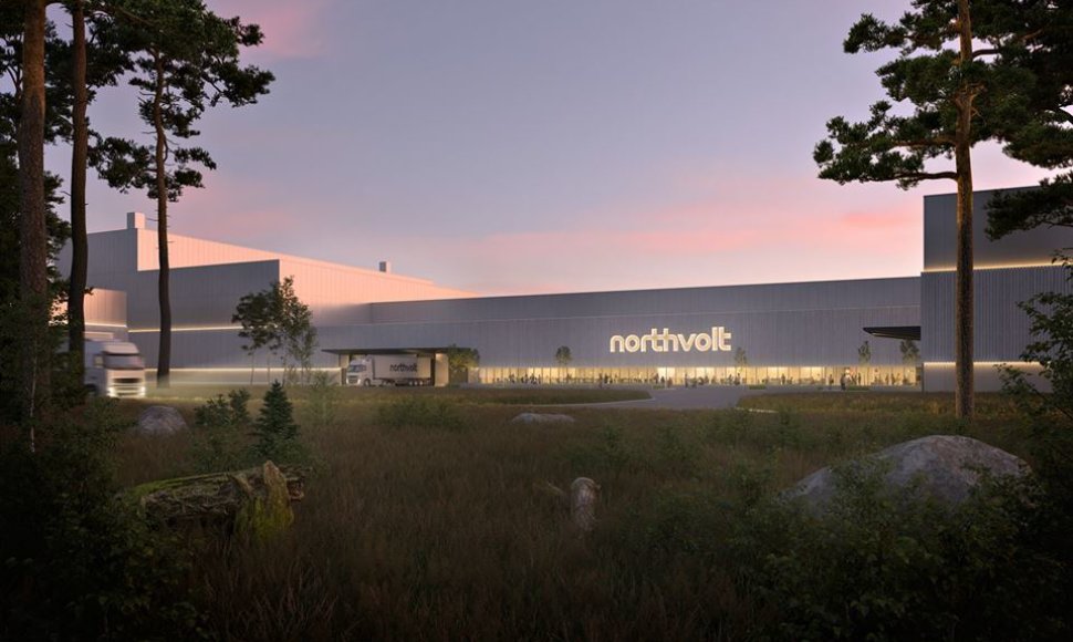 „Northvolt“ gamyklos vizualizacija