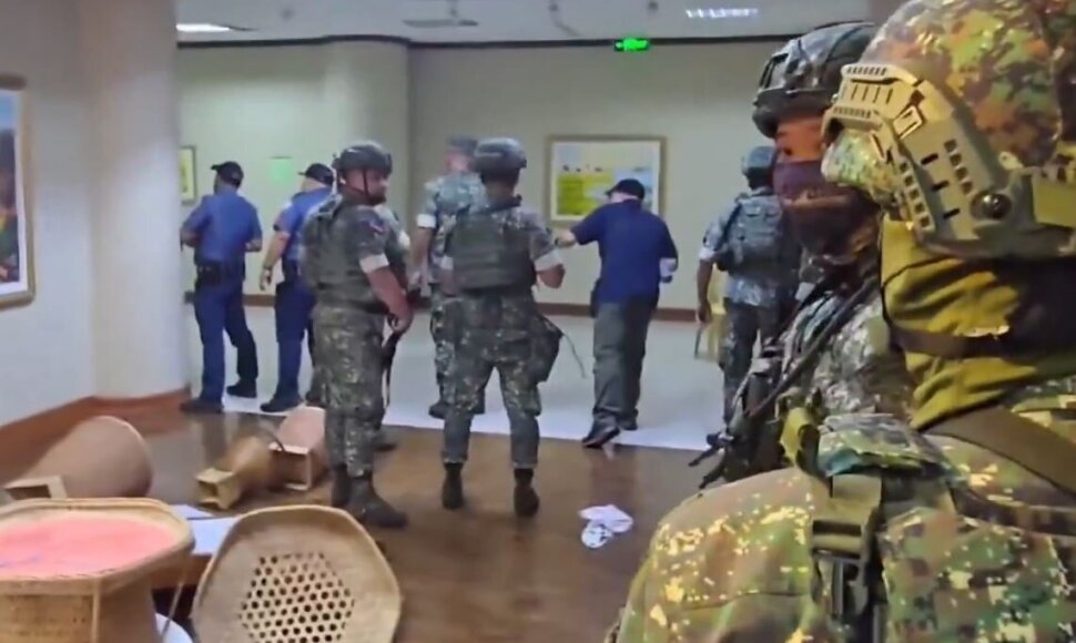 Šūviai Filipinų senate
