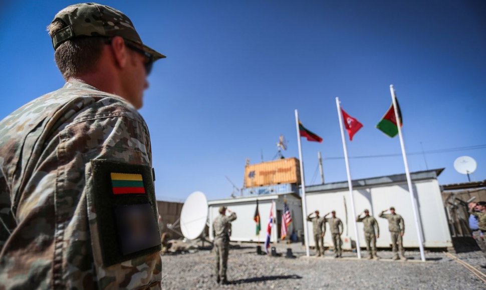Lietuvos kariuomenės SOP karių sudaryta specialiųjų operacijų patarėjų grupė Afganistane