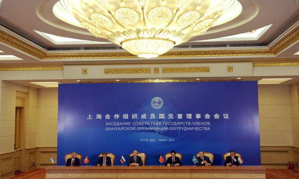 Šanchajaus bendradarbiavimo organizacijos susitikimas Pekine