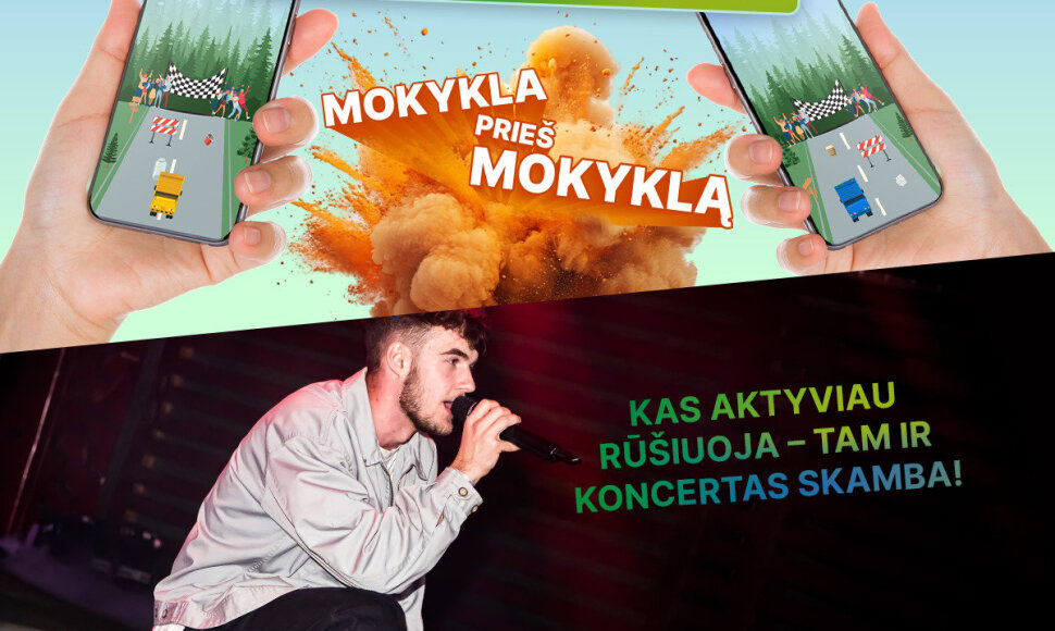 Rūšiuok ir repuok kartu su „Pijus Opera“: mokyklos kviečiamos į kovą!