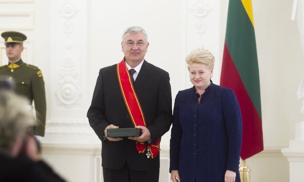 Jonas Kazlauskas ir Dalia Grybauskaitė