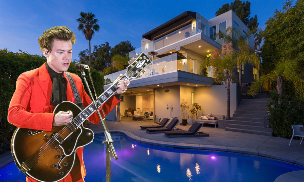 Harry Stylesas iš „One Direction“ parduoda vilą su vaizdu į Holivudą