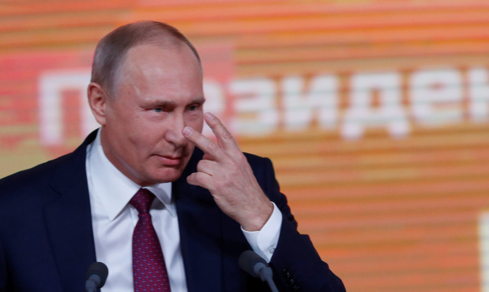 Kasmetinė V.Putino spaudos konferencija