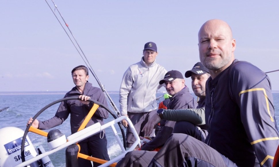 „Ambersail 2“ įgulos treniruotė Baltijos jūroje