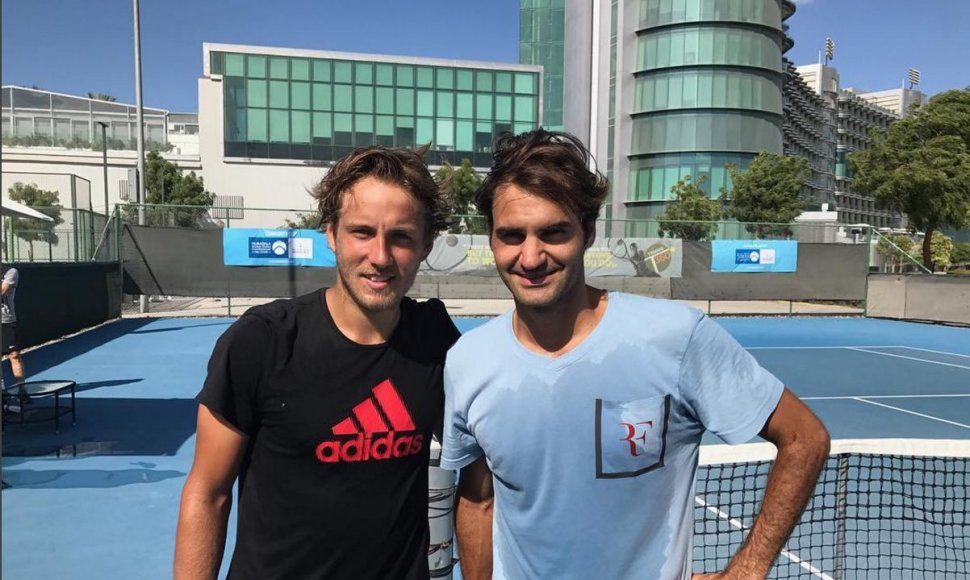 Lucas Pouille ir Rogeris Federeris