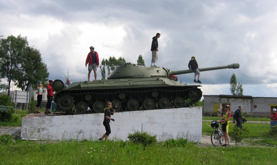 Sovietų tankas Lazdynuose