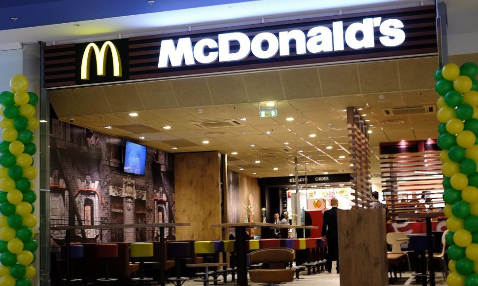 „McDonald‘s“ restoranas prekybos centre „Panorama“