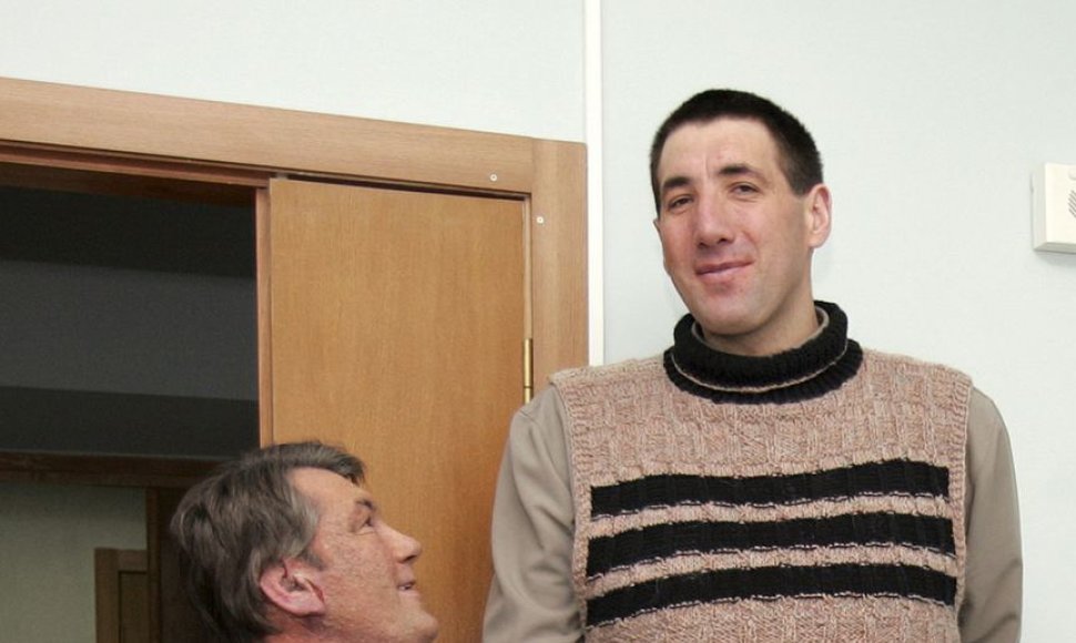 Leonidas Stadnikas ir Viktoras Juščenka