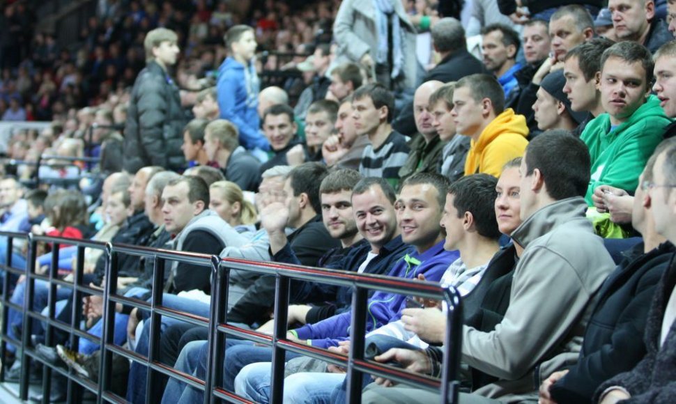 Rugtynių uostamiesčio „Švyturio“ arenoje tarp Klaipėdos „Neptūno“ ir Maskvos CSKA akimirkos
