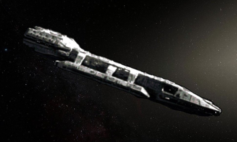 Asteroidas Oumuamua – nežemiškas kosminis laivas?
