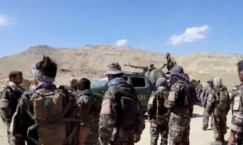 Pasipriešinimo talibams kovotojai Pandžšyro slėnyje