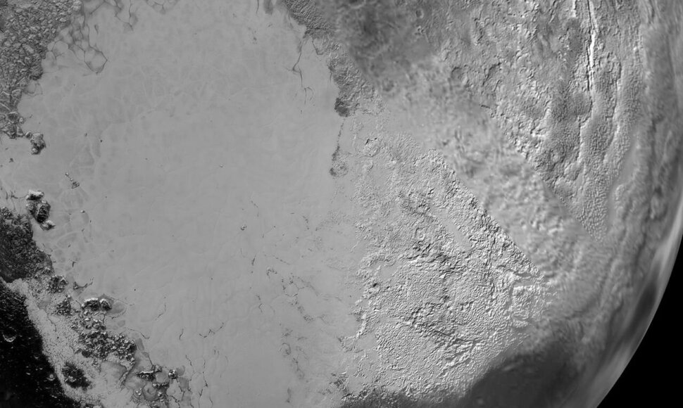 „Tombaugh Regio“ lyguma Plutono paviršiuje