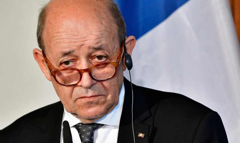 Prancūzijos užsienio reikalų ministras Jeanas-Yves'as Le Drianas
