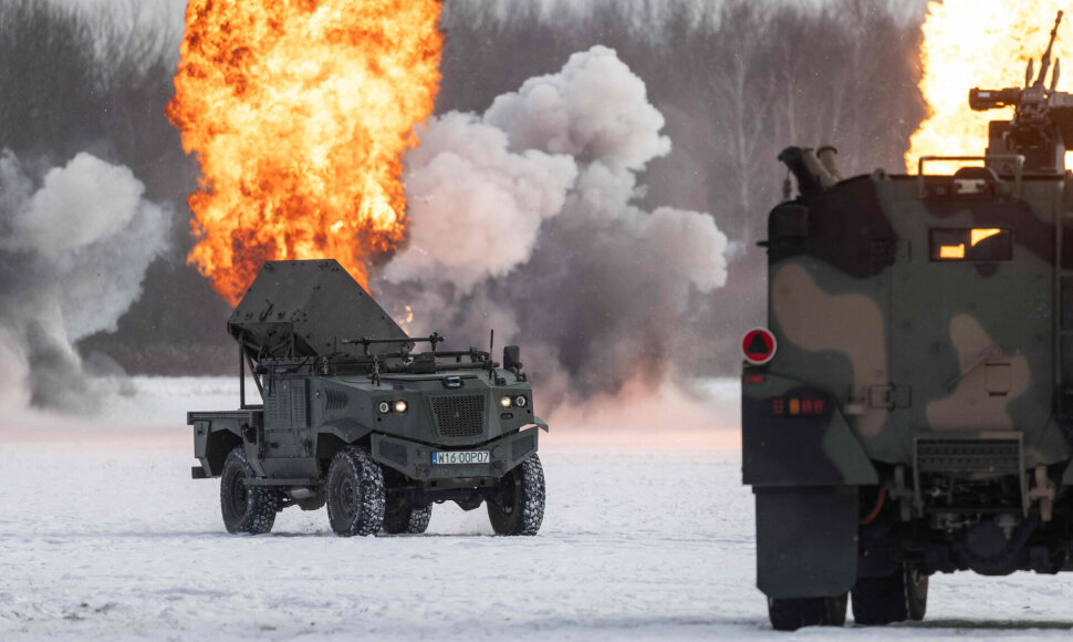 Bepilotė transporto priemonė / WOJTEK RADWANSKI / AFP